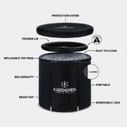 Ice Bath Pod Barrel, Cold Plunge, Kaizendren Ice Lite - Image 2